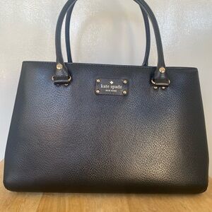Kate Spade Black Satchel with Structured Design